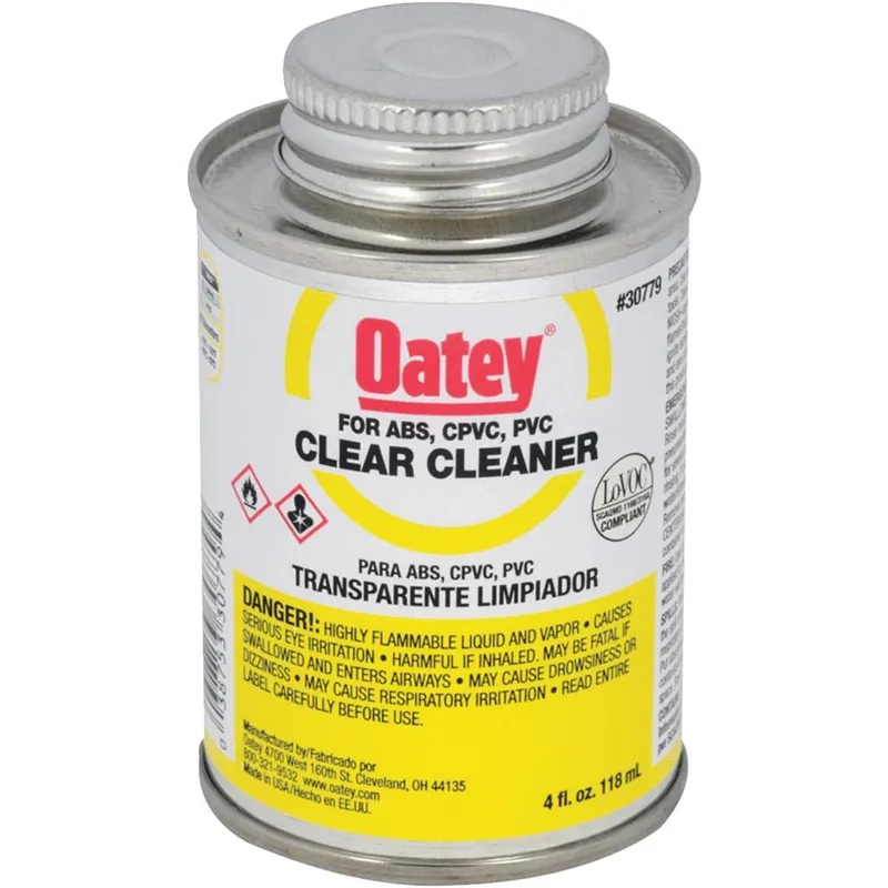 4 Oz. All-purpose Clear Pvc Cleaner And 5 Gallon Cedar Satin Siding Sealer