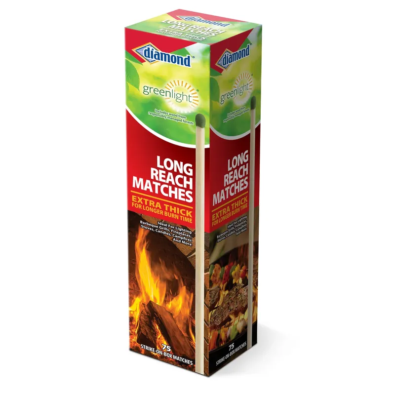 10 In. L Long Reach Matches 75 Pc