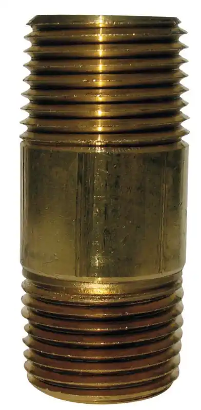 1/2 In. Mpt X 1/2 In. D Mpt Brass Nipple 5 In. Length