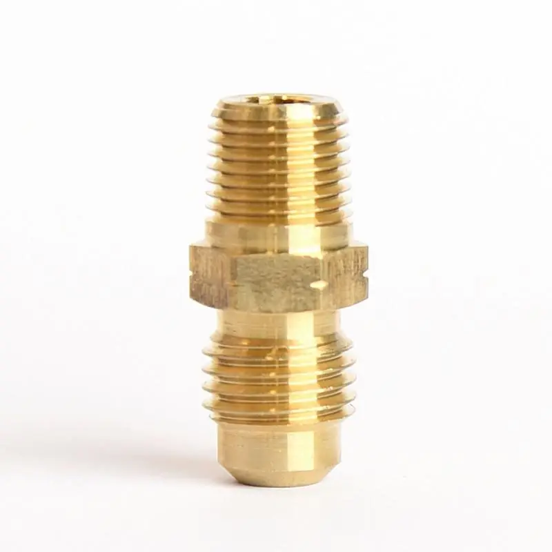 1/4 In. Flare X 1/8 In. D Male Brass Adapter For Plumbing Applications