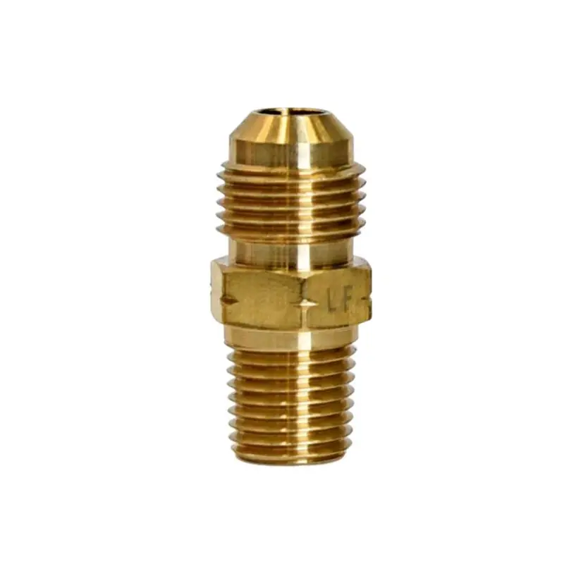 3/8 In. Flare X 1/4 In. D Male Brass Adapter - Lead-free, High Pressure