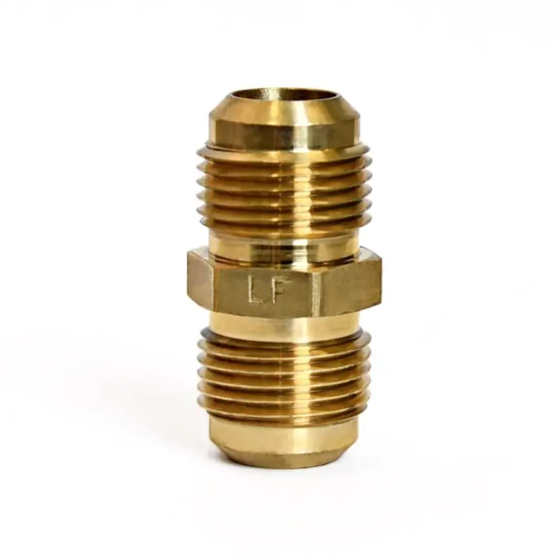 5/8 In. Flare X 5/8 In. D Flare Yellow Brass Union For Plumbing