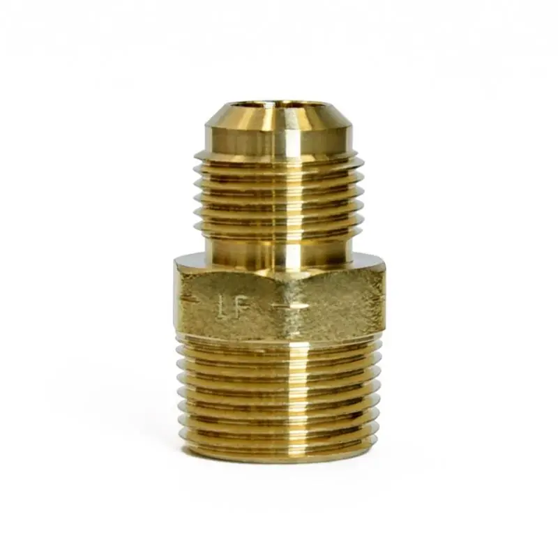 5/8 In. Flare X 3/4 In. D Male Brass Adapter - Lead-free, High Pressure