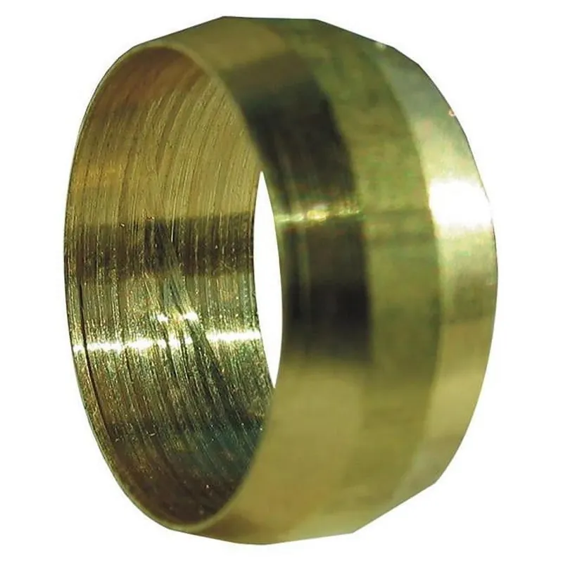 1/2 In. Compression X 1/2 In. D Compression Brass Sleeve