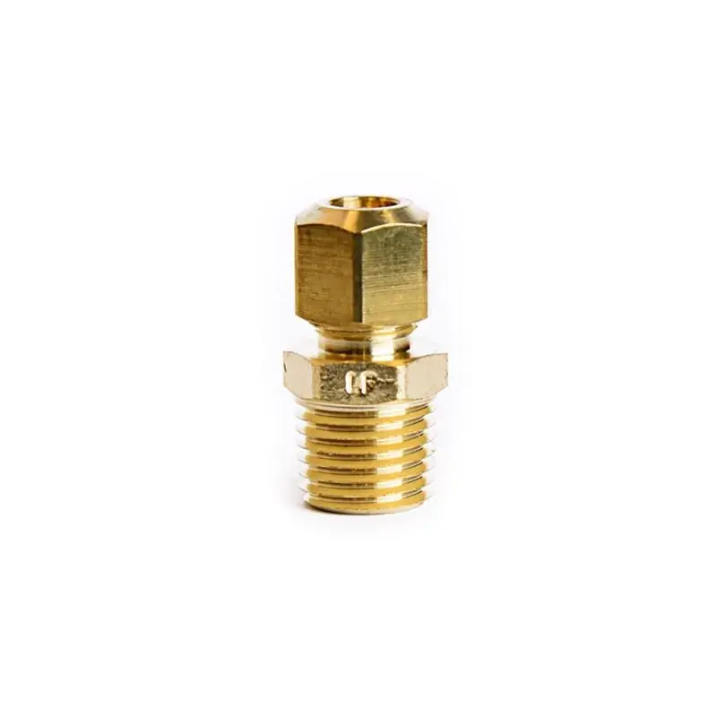 1/4 In. Compression X 1/4 In. D Male Brass Connector - Durable And Reliable