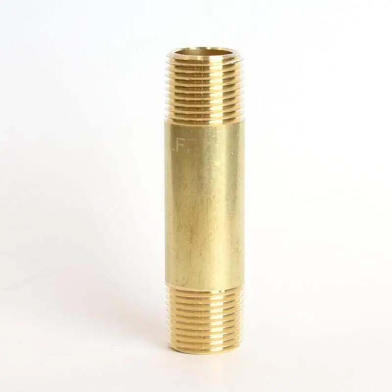 3/8 In. Mpt X 3/8 In. D Mpt Red Brass Nipple 2-1/2 In. Length