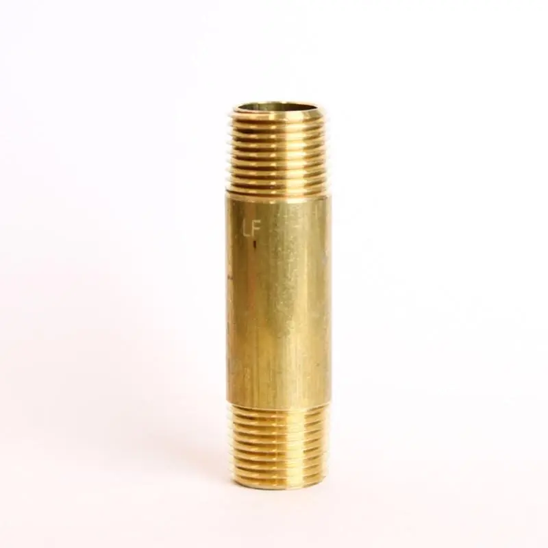 1/2 In. Mpt X 1/2 In. D Mpt Red Brass Nipple, 3 In. Length