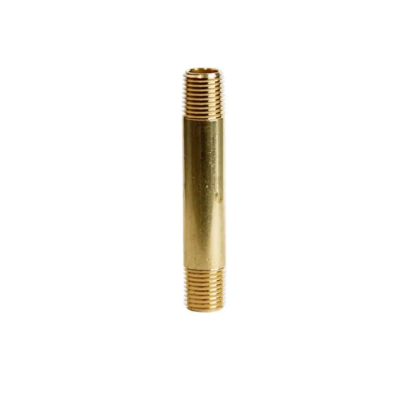 1/4 In. Mpt X 1/4 In. D Mpt Red Brass Nipple, 3 In. Length