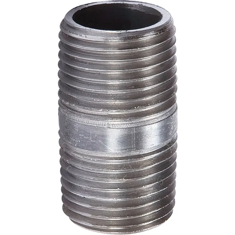 2 Inch Close Welded Steel Galvanized Nipple - Schedule 40 Pipe Fitting