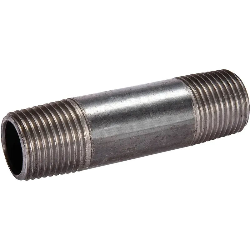 3/4 In. X 6 In. Schedule 40 Steel Black Iron Nipple Fitting
