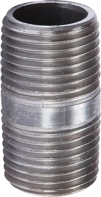 1 Inch X Close Schedule 40 Steel Black Iron Nipple Fitting