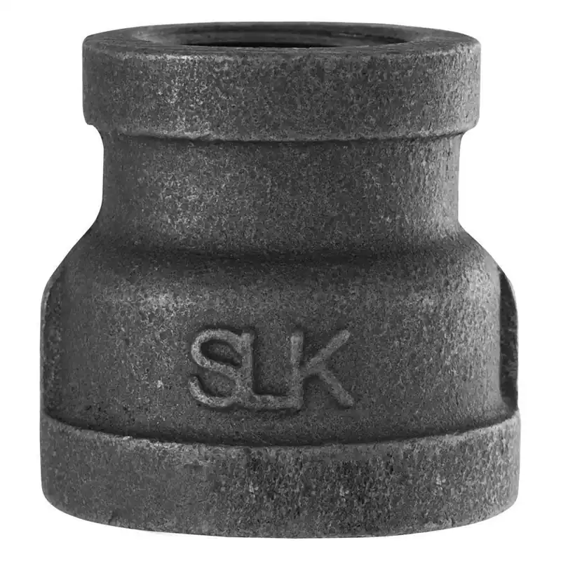 1/2 X 3/8 In. Black Pipe Reducing Coupling