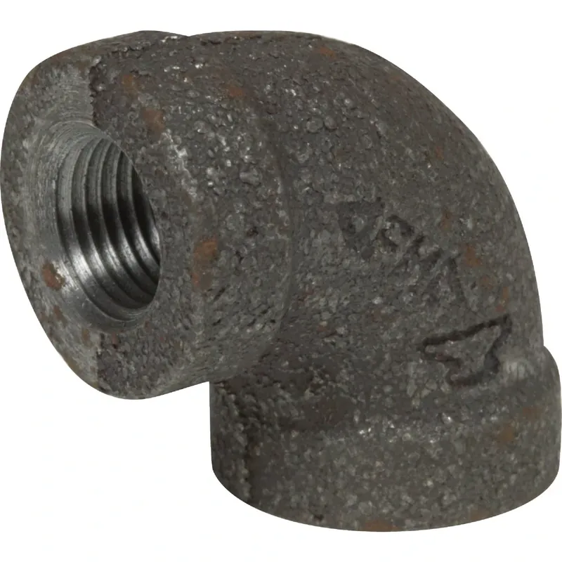 90-degree Black Pipe Elbow, 3/8 In.