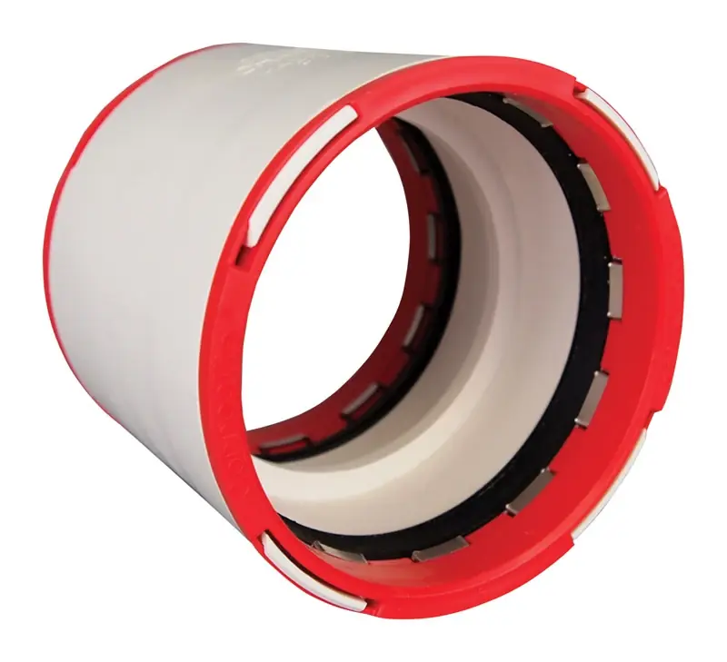 Charlotte Pipe Connectite Schedule 40 3 In. 31 Hub X 3 In. 31 D Hub Pvc Coupling