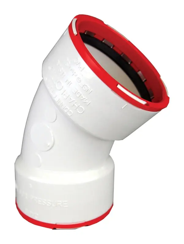 Connectite Schedule 40 2 In. 31 Hub X 2 In. 31 D Hub Pvc Bend Elbow