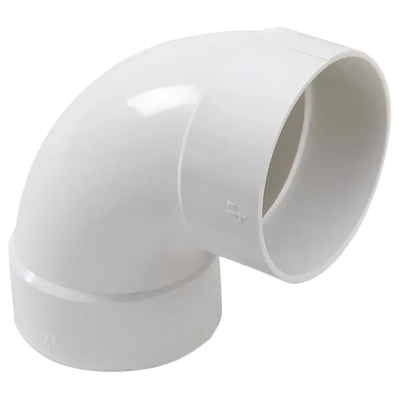 Schedule 35 4 In. Hub Each X 4 In. D Hub Pvc Elbow 1 Pk