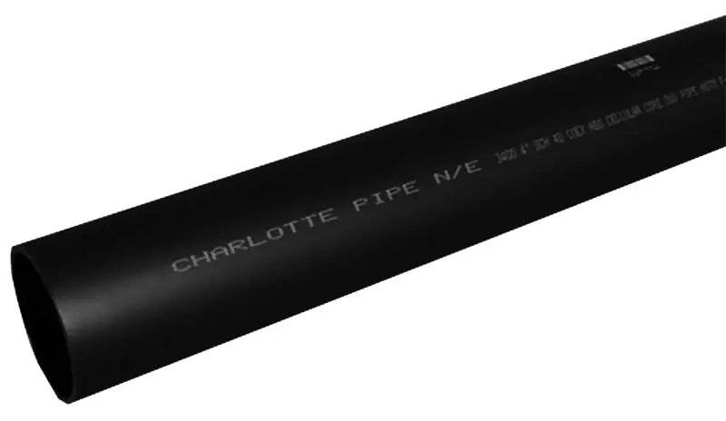 3" X 10‘ Abs Schedule 40 Foam Core Pipe - Durable And Lightweight