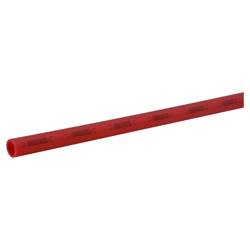 Pex Stick Pipe, Hot Water, Red, 1/2 In. Rigid Copper Tube Size X 10 Ft.