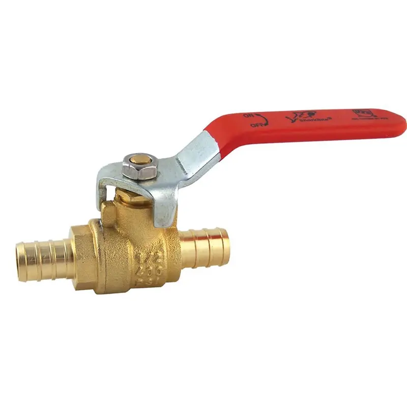 Ball Valve, Lead Free, 3/4 X 3/4 In. Brass Barb