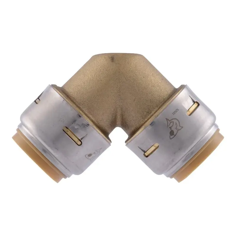 Push-fit Pipe Elbow, Lead Free, 3/4 X 3/4 In.