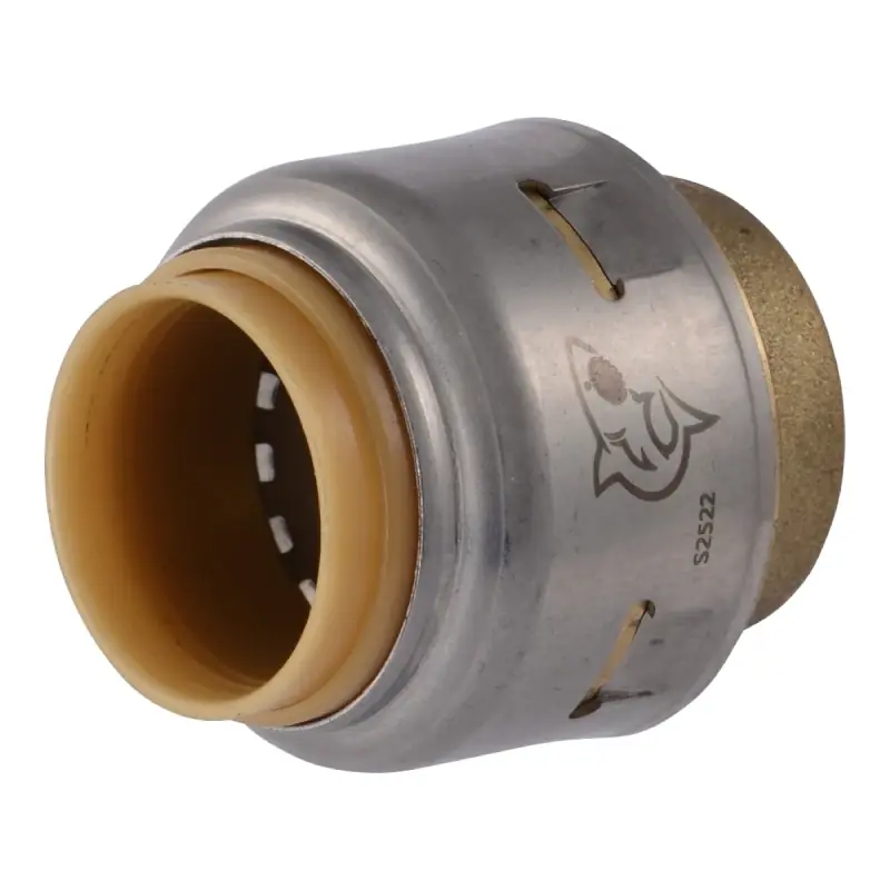 Push To Connect 1/2 In. Push X 1/2 In. D Push Steel End Stop