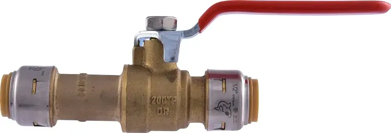 Slip Ball Valve, Lead-free, 1/2 In.