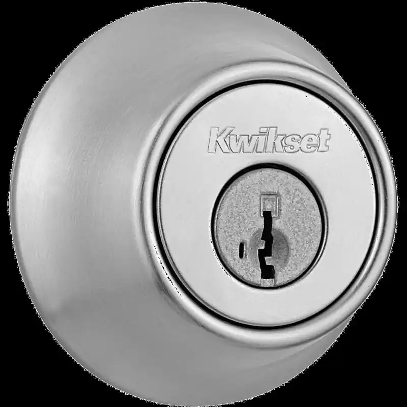 Smartkey Security Satin Chrome Metal Double Cylinder Deadbolt
