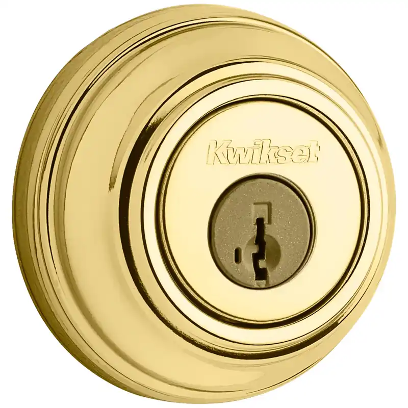 Signature Brass Single Cylinder Deadbolt With Smartkey