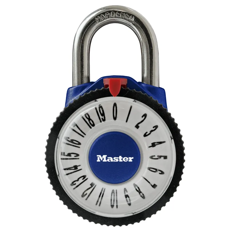 2.125 In. 31 W Metal 3-dial Combination Padlock 1 Pk