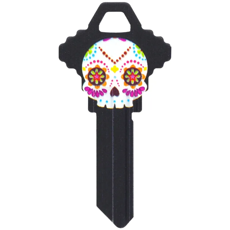 Wackey Sugar Skull House/office Universal Key Blank Single