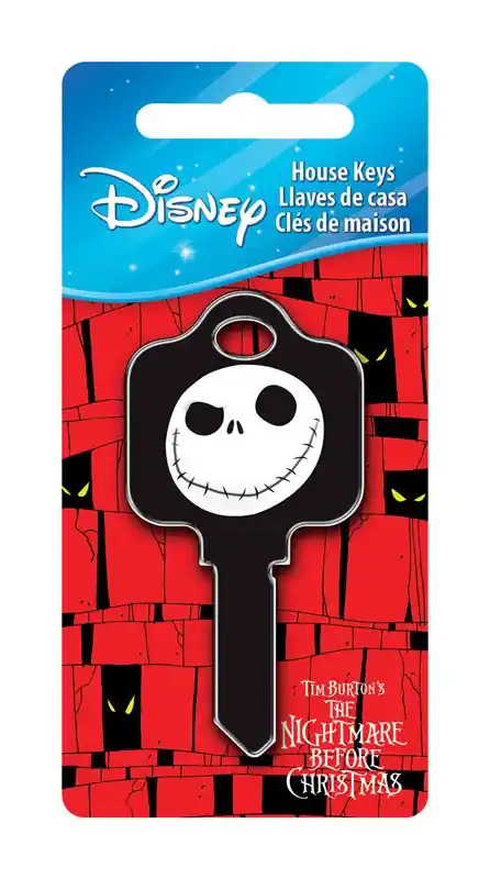 Disney Jack Skellington Skeleton House Key Blank For Schlage Locks - Model 87664