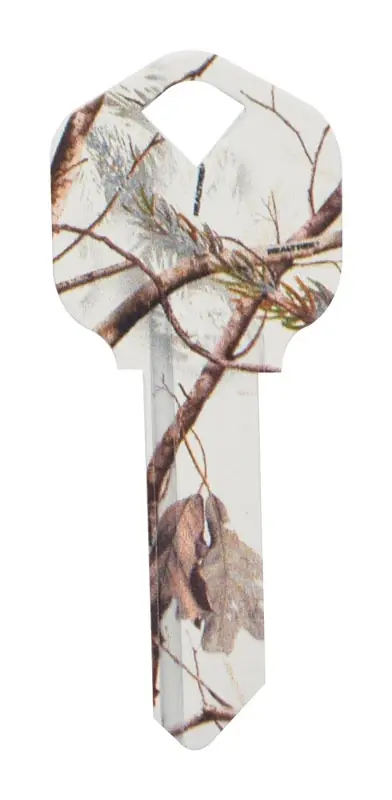 Realtree Snow House/office Universal Key Blank Single