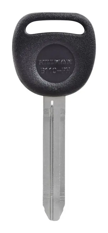 Traditional Key Automotive Key Blank Double For Gm Black/silver