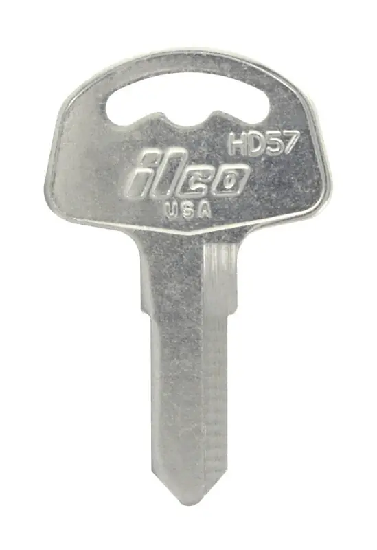 Traditional Key Automotive Key Blank Double For Honda Black/silver
