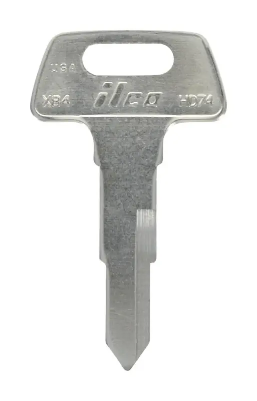 Traditional Key Automotive Key Blank Double For Honda Black/silver
