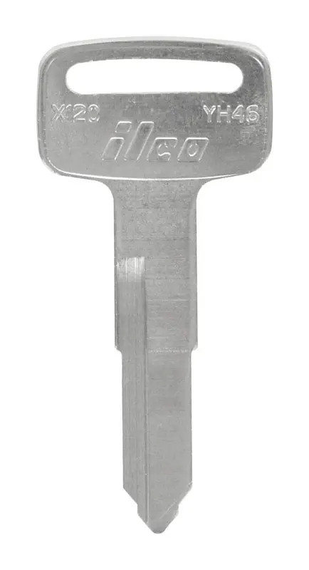 Traditional Key Automotive Key Blank Double For Yamaha Silver