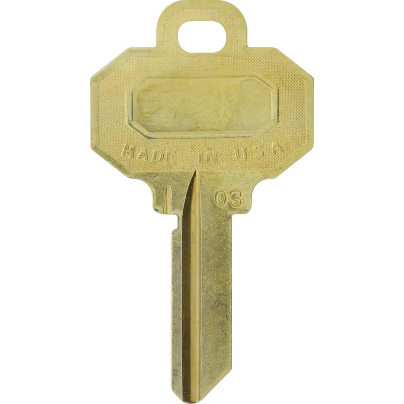 Traditional Key House/office Key Blank Single For Baldwin Locks Gold