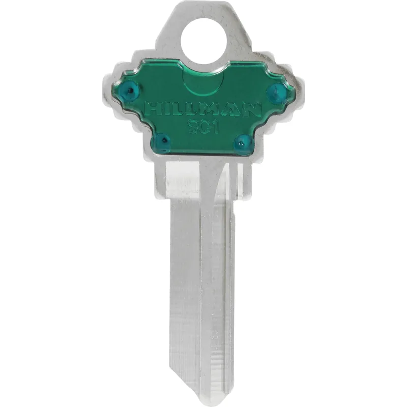 Colorplus House/office Key Blank Single Green