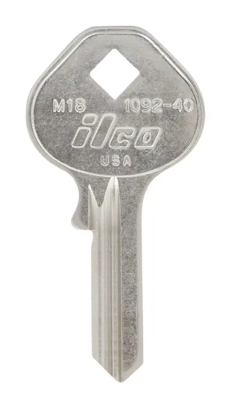 Traditional Key Padlock Universal Key Blank Single Sided 86376