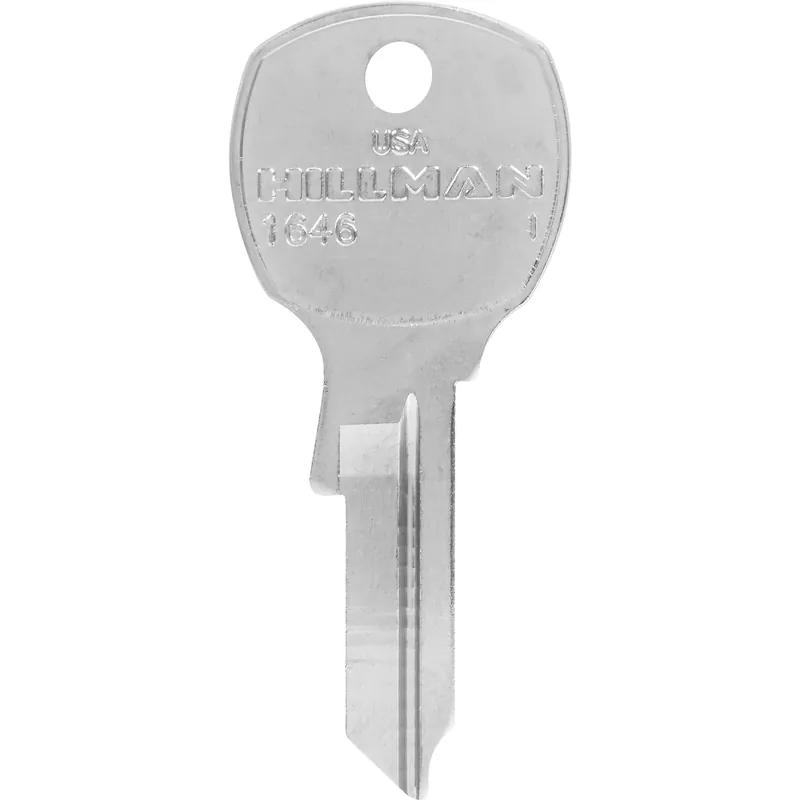 Traditional Key Mailbox Key Blank Single For Usps Locks Silver