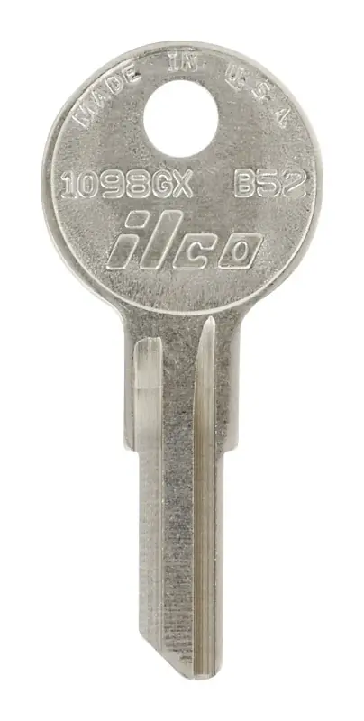 Traditional Key Automotive Key Blank Single For Gm Brass