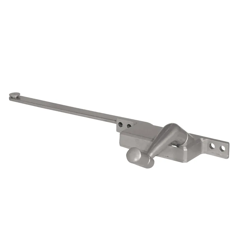Casement Window Operator, Right Hand, Square Type, Aluminum Diecast, 9 In.