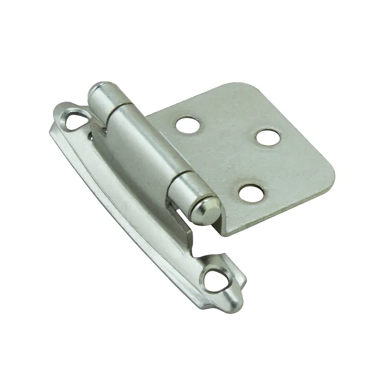 1-3/4 In. W X 2-3/4 In. L Satin Nickel Silver Steel Self-closing Hinge 2 Pk