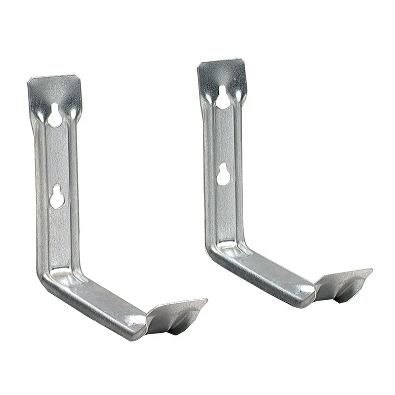 7.25 In. L Silver Zinc Medium Utility Ladder Hook 20 Lb. Cap. 2 Pk