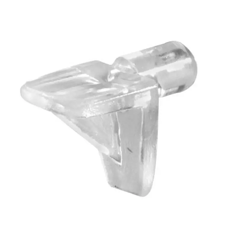Clear Plastic Shelf Support Peg 1 Ga. 5 Lb