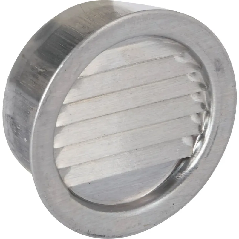 2 In. W X 2 In. L Mill Silver Aluminum Mini Louver