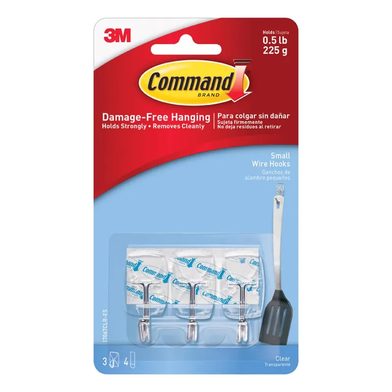 Command Small Plastic Wire Hooks 1.62 In. L 1 Pk