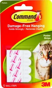 Command White Poster Strips 1 Lb 12