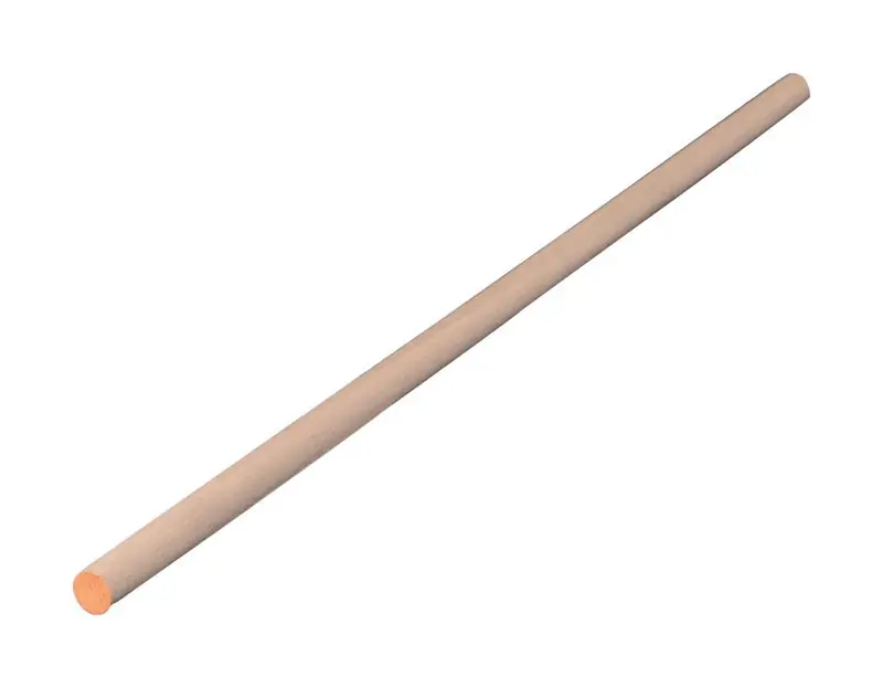 Round Ramin Hardwood Dowel 3/8 In. D X 48 In. L 1 Pk Orange