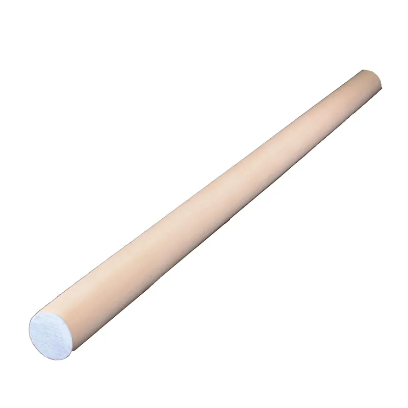 Round Ramin Hardwood Dowel 1-1/8 In. D X 48 In. L 1 Pk Light Blue